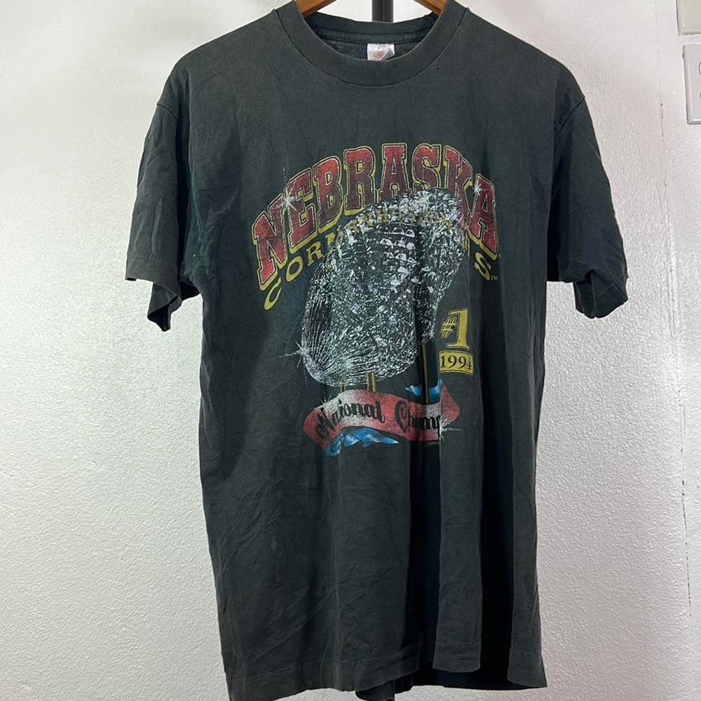 Vintage Nebraska Cornhuskers 1994 National Champions T-Shirt Adult large